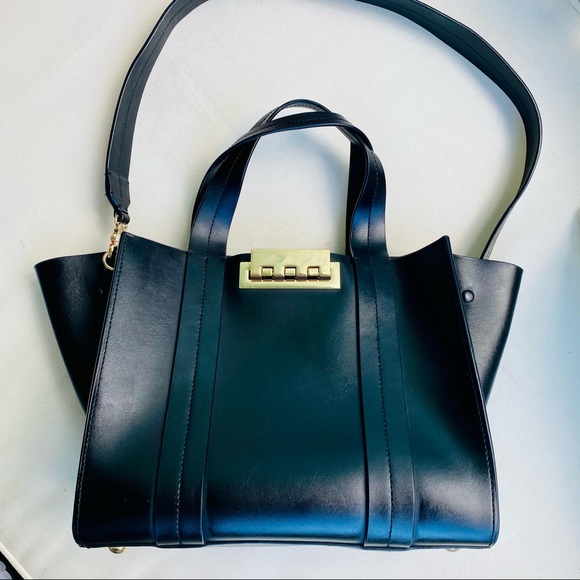 ZAC Zac Posen Black Eartha Iconic Shopper EUC - Picture 5 of 16